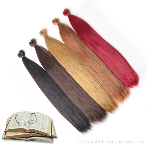 Julianna Silky Bone Straight Braiding Burgundy Coloured 30 16 Inches Quality Nigerian Synthetic Hair Braid Extension Attachment